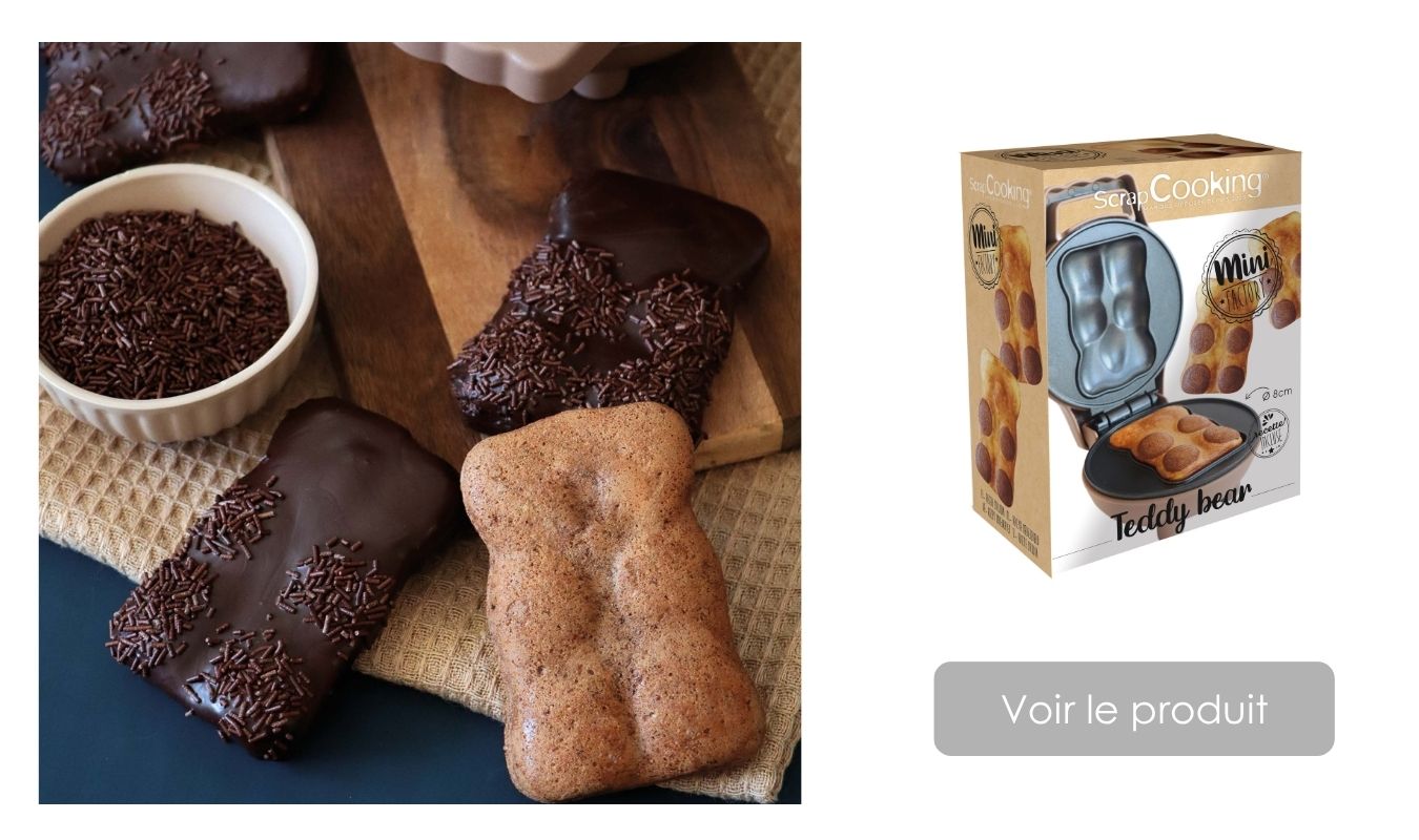 Recette ourson cacao machine ourson - ScrapCooking